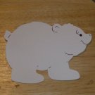 2" Polar Bear Die Cut
