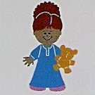 3" Customized Bedtime Girl