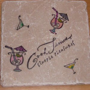 "Good Times Simple Pleasures" Trivet