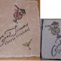 "Good Times Simple Pleasures" 4 Coasters and Trivet Set