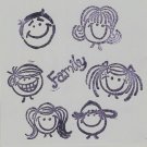 "Family" Coasters - Set of 6 -6 Member layout