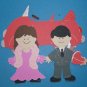 3" Customized Prom couple and Car