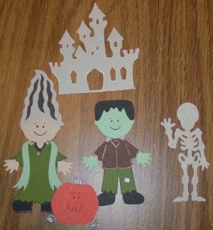 3" Frankenstein and Bride Set - 5pcs
