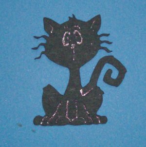 3" Sitting Cat Die Cut