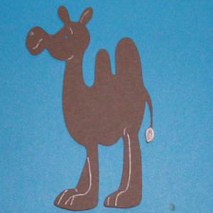 3" Camel Die Cut