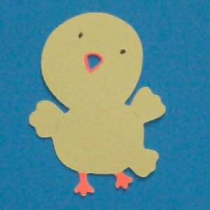 3" Chick Die Cut