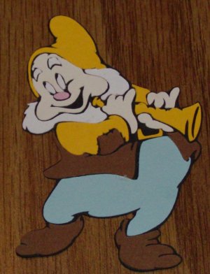 Snow White's-Happy Dwarf Die Cut