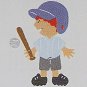 3" Customized Baseball Player