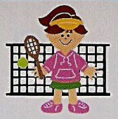 3" Customized Tennis Player