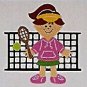 3" Customized Tennis Player