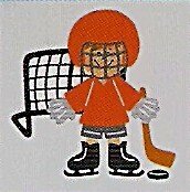 3" Customized Hockey Player