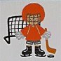 3" Customized Hockey Player