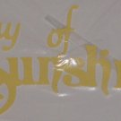 2" Tinker Bell "Ray of Sunshine" saying