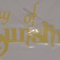 2" Tinker Bell "Ray of Sunshine" saying