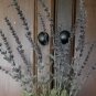 Rustic Farmhouse Galvanized Milk Can With Handles with Faux Lavender