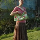 Lime Green Hawaiian Print Boho Bag