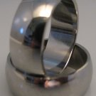 8mm Stainless Steel Wedding Band Sz 9
