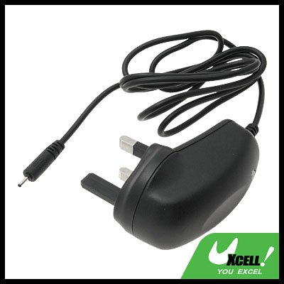 UK Plug Travel Charger for Mobile Phone NOKIA N95 - Black