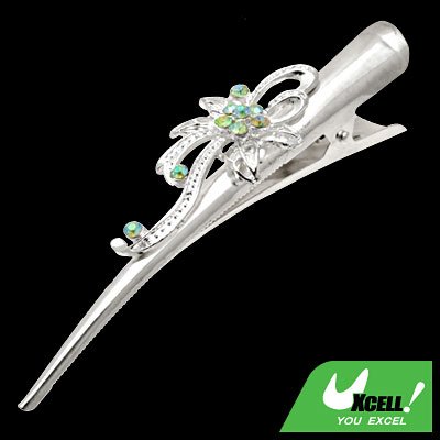 Silvery Alligator Hair Clip Alloy Women's Barrette