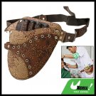 Leather Hairdressing Scissors Holster Holder PouchPouch Bag Brown