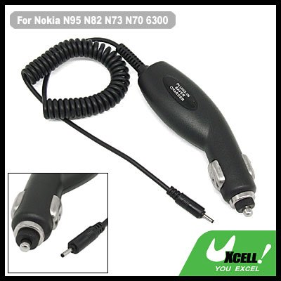 Mobile Phone Car Charger for Nokia N95 N82 N73 N70 6300