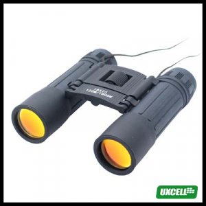 Binoculars 10x25 Telescope for Outdoors Hiking Camping Venture - Black
