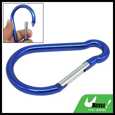 Snap Hook D Shape Aluminum Carabiner for Hiking Camping