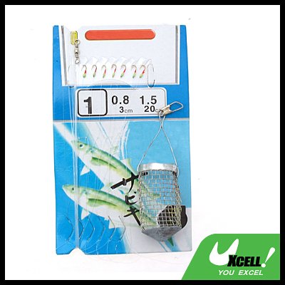 Fishing Floater with Hooks(0.7cm) String Wire-No.1