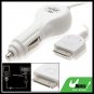 Compact Car Charger Adapter for Apple iPod Nano iPhone 3G White
