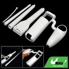 White Fishing Pole Rod for Wii Sport Game Remote Control