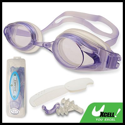 F508 Purple Swim Swimming Goggles