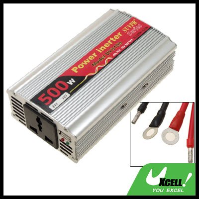 Car 500W DC 24V to AC 220V + One USB2.0 Power Inverter
