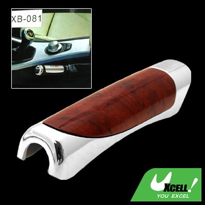 Shiny Silvery Car Auto Brown Hand Brake Handle Cover (KK-500)
