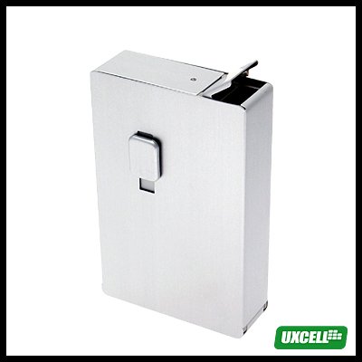 TRAVEL Aluminum Hard Cigarette Case Box 12 Cigarettes Silvery