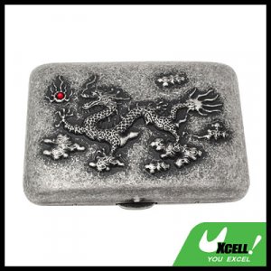 Cigarette Holding Case With Ancient Royal Dragon Motif
