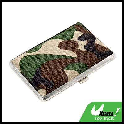 Camouflage Army Box Case Holder for 14 Cigarettes