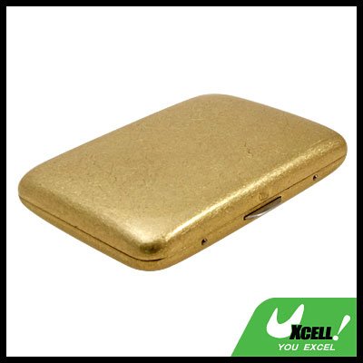 Golden Case Holder for 16 Pieces Cigarette