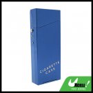 Nobby Lady's Auluminium Cigarette Case Box Holder Blue