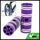 Two Steel BMX Bike Bicycle 3/8" Axle Foot Pegs Purple