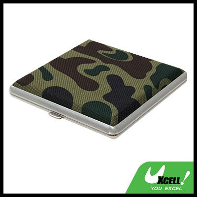 Vintage Camouflage Box Case Holder for 20 Cigarettes