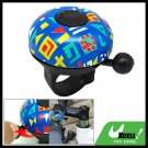 Fashion Blue Bike Bicycle Bell With Beautiful Picture Design