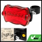 5 LED 7 Mode Bike Bicycle Rear Tail Safety Flash Light Lamp