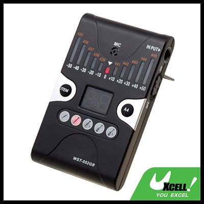 Chromatic Guitar Tuner Bass Tuner A4 Tone Generator Musical Instruments (Cherub WST-552GB)