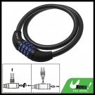 4-Digit Bicycle Bike Steel Coil Cable Combination Lock