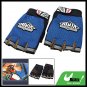 Men's Mountain Bike Driving Sports Fingerless Gloves Blue