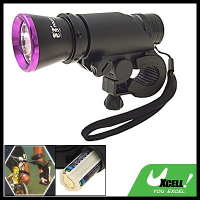 Bike Bicycle Mount Metal LED Flashlight Torch Headlight