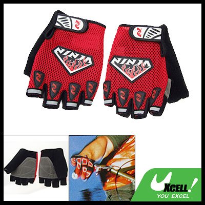 Sports Half-Finger Mountain Bike Cycling Gloves Size L