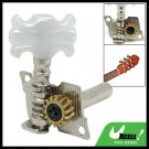 Silvery Screw-type Open Wood Guitar Tuning Key Maintenance