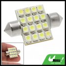 White SMD 16-LED Car Light Lighting System Bulb Lamp