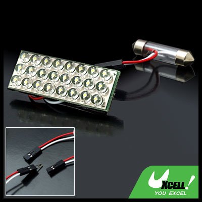 1 x 24 LEDs Car Auto Interior Dome Box Light Lamp